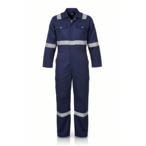 NAVY BLUE WORK SAFETY COVERALL