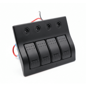 4 GANG LED ROCKER  SWITCH  PANEL