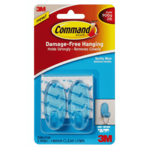 COMMAND BOLDY BLUE MEDIUM HOOKS