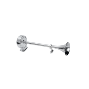 SINGLE TRUMPET HORN 12/24V,15-3/4",SS