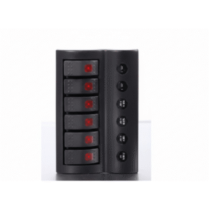 6 GANG LED ROCKER  SWITCH  PANEL
