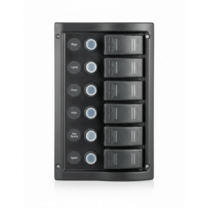 6 GANG WATERPROOF SWITCH PANEL