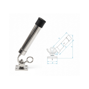 SS ROD HOLDER ADJUSTABLE